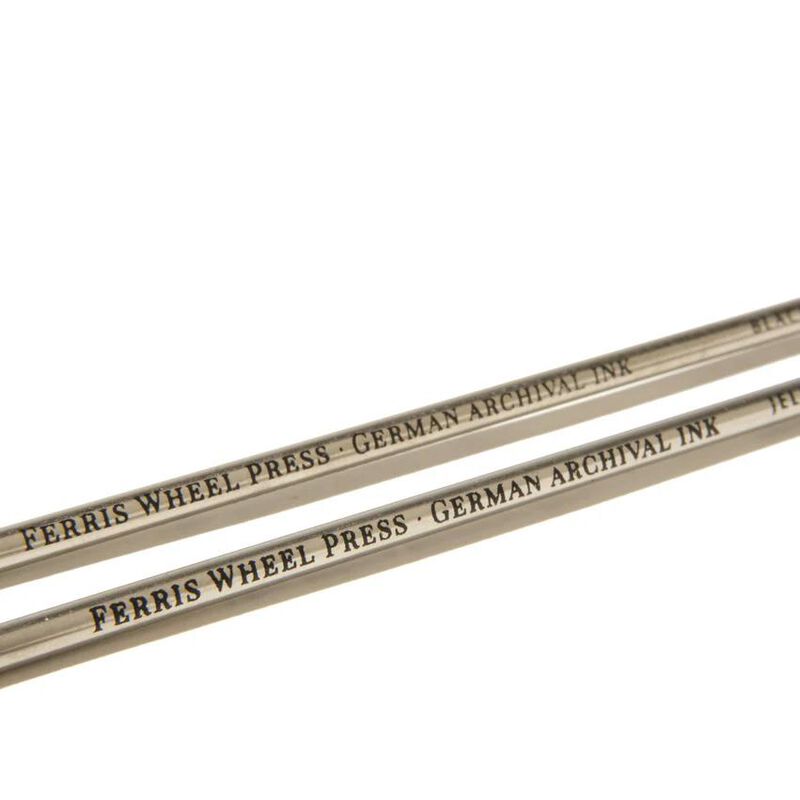Ferris Wheel Press The Scribe Ballpoint Pen Ink Refill Set Medium - Black image number 1